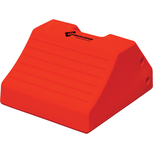 Heavy-Duty Wheel Chocks, Polyurethane, Safety Yellow, 15-1/2" W x 17-7/10" D x 10" H Groupe Belzile Dickner