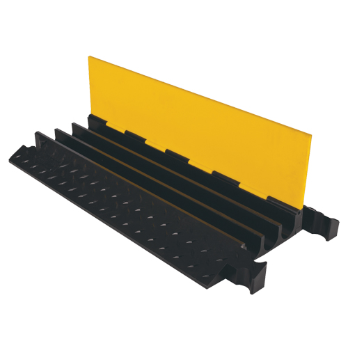 Protecteur de c&acirc;ble robuste Yellow Jacket, 3 canaux, 36" lo x 18,5" la x 2,875" h Groupe Belzile Dickner