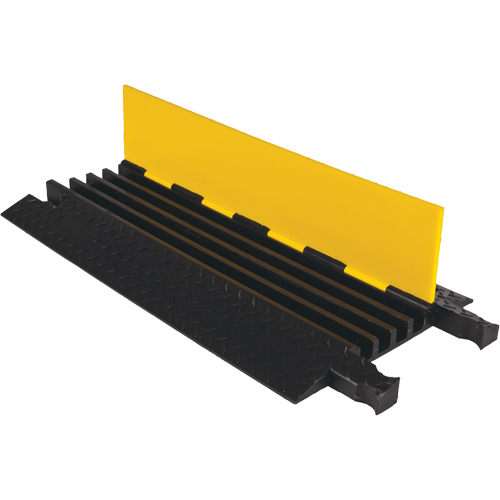 Yellow Jacket&reg; Heavy Duty Cable Protector, 4 Channels, 36" L x 17.5" W x 2" H Groupe Belzile Dickner