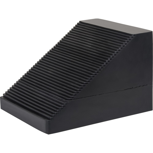 Wheel Chock, 10-5/8" x 8-5/8" x 7", Black Groupe Belzile Dickner