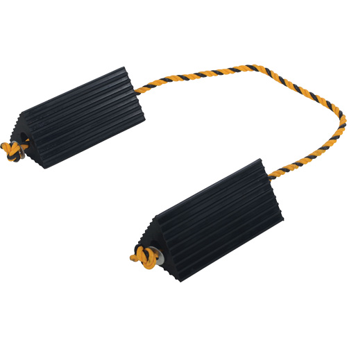 Airline Wheel Chock, 5" x 10" x 4-1/2", Black Groupe Belzile Dickner