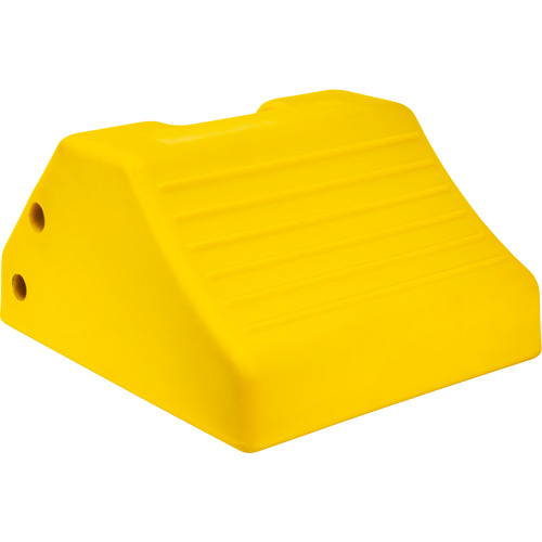 Cale de roue robustes, Ur&eacute;thane, Jaune, 15-1/2" la x 17-7/10" p x 10" h Groupe Belzile Dickner