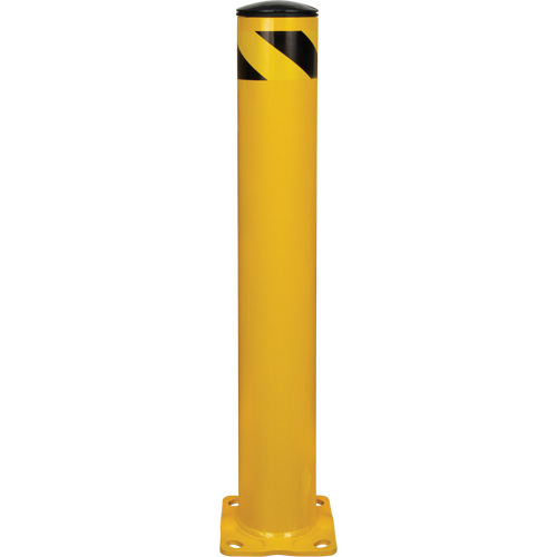Safety Bollard, Steel, 36" H x 5-1/2" W, Yellow Groupe Belzile Dickner