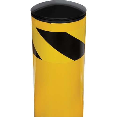 Safety Bollard, Steel, 36" H x 5-1/2" W, Yellow Groupe Belzile Dickner