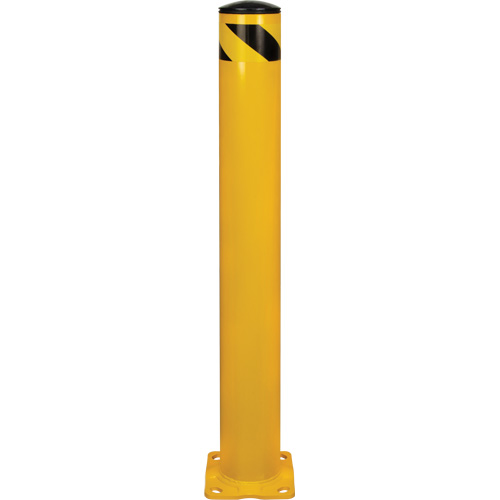 Butoir de s&eacute;curit&eacute;, Acier, 42" h x 5-1/2" la, Jaune Groupe Belzile Dickner