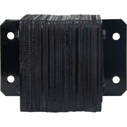 Butoirs de quai lamell&eacute;s, Horizontal, Caoutchouc, 12" la x 4" p x 10" h Groupe Belzile Dickner