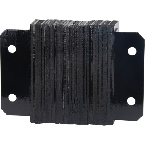 Butoirs de quai lamell&eacute;s, Horizontal, Caoutchouc, 12" la x 4" p x 10" h Groupe Belzile Dickner