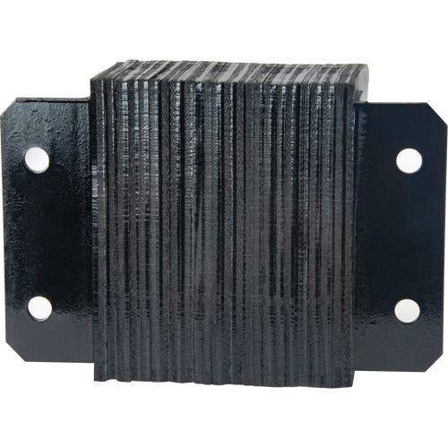 Laminated Dock Bumpers, Horizontal, Rubber, 12" W x 6" D x 10" H Groupe Belzile Dickner