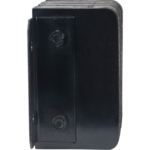 Laminated Dock Bumpers, Horizontal, Rubber, 12" W x 6" D x 10" H Groupe Belzile Dickner