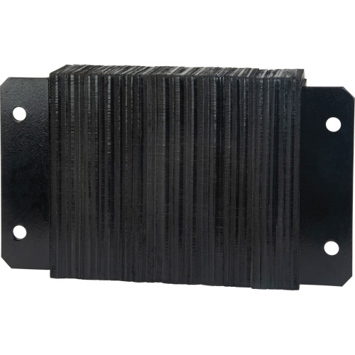 Butoirs de quai lamell&eacute;s, Horizontal, Caoutchouc, 18" la x 4" p x 12" h Groupe Belzile Dickner