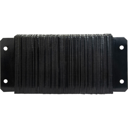 Butoirs de quai lamell&eacute;s, Horizontal, Caoutchouc, 24" la x 4" p x 12" h Groupe Belzile Dickner