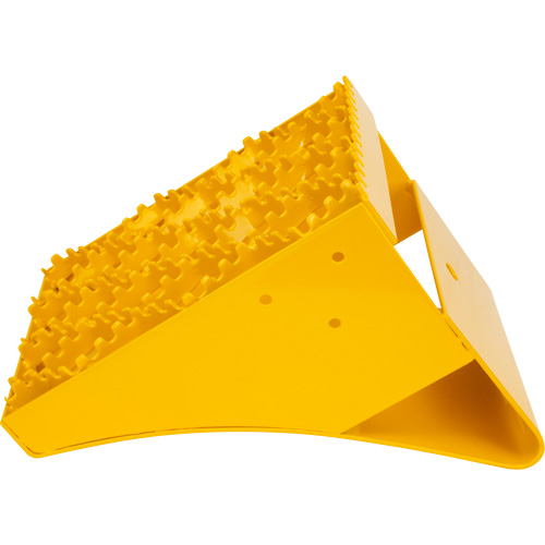 Cales-roue pour la glace, Acier, Jaune, 8-1/16" la x 10-5/8" p x 8-13/16" h Groupe Belzile Dickner