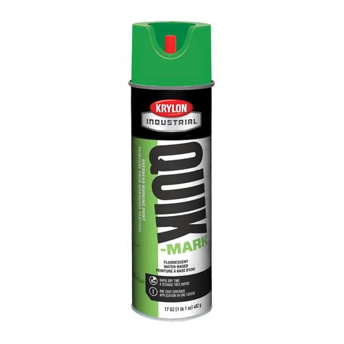 Industrial Quik-Mark Water-Based Overhead Marking Paint, 17 oz., Aerosol Can Groupe Belzile Dickner