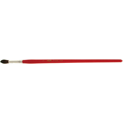 Pinceau de forme ronde pour marquage, Largeur de la brosse de 9/32", Soie de chameau, Manche &agrave; Bois Groupe Belzile Dickner