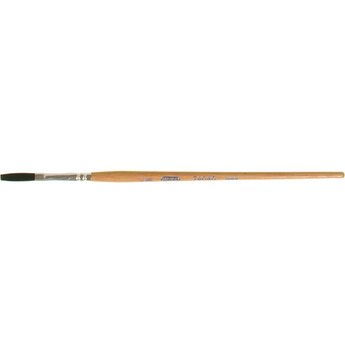 Pinceau une passe, Largeur de la brosse de 1/8", Soie de bœuf, Manche &agrave; Bois Groupe Belzile Dickner