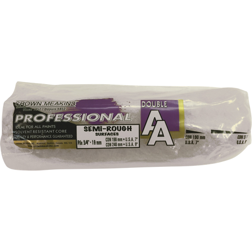 Professional AA Synthetic Paint Roller Cover, 19 mm (3/4") Nap, 240 mm (9-1/2") L Groupe Belzile Dickner