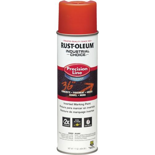 M1800 Water-Based Precision Line Marking Paint, 17 oz., Aerosol Can Groupe Belzile Dickner