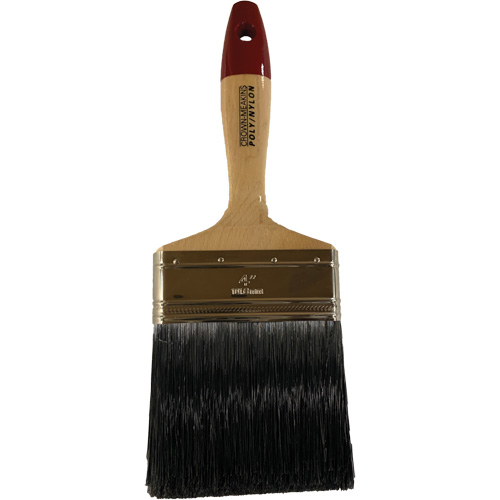 Paint Brush, Poly/Nylon, Wood Handle, 4" Width Groupe Belzile Dickner