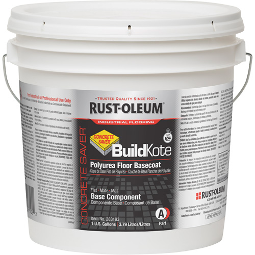 Appr&ecirc;t pour rev&ecirc;tement de sol polyur&eacute;e Concrete Saver BuildKote Partie A, Seau, Transparent/Base &agrave; teinter Groupe Belzile Dickner