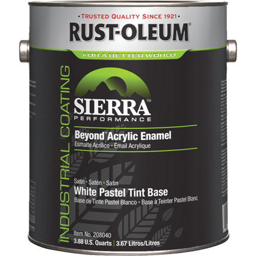 Sierra Performance Beyond Acrylic Enamel, Gallon, Tint Base Groupe Belzile Dickner