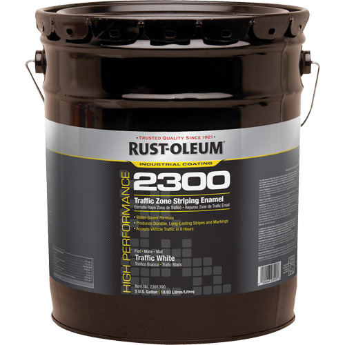 Peinture pour traçage de ligne invers&eacute;e Syst&egrave;me 2300 &agrave; haut rendement, Blanc, 5 gal., Seau Groupe Belzile Dickner