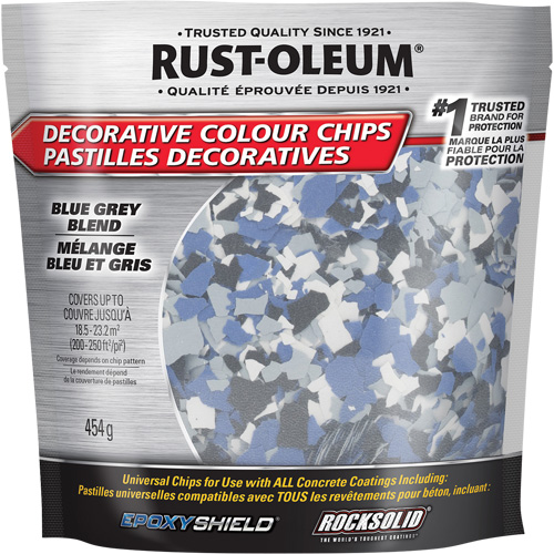 Pastilles de couleur d&eacute;coratives, 474 g, Sac, M&eacute;lange bleu gris Groupe Belzile Dickner