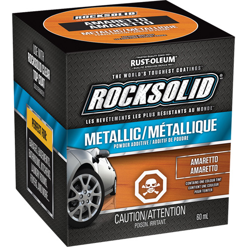 RockSolid&reg; Metallic Powder Additive, 60 mL, Bottle, Amaretto Groupe Belzile Dickner