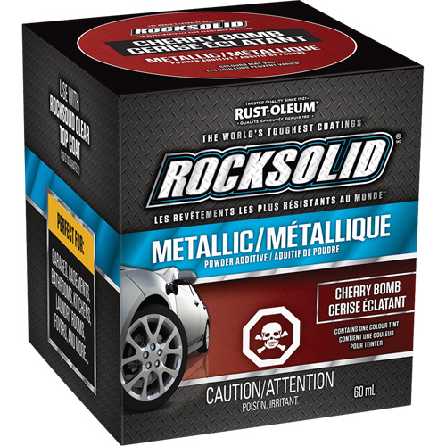 RockSolid&reg; Metallic Powder Additive, 60 mL, Bottle, Cherry Bomb Groupe Belzile Dickner