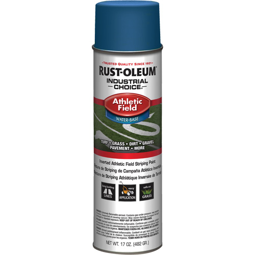 AF1600 Athletic Field Striping Paint, Blue, Aerosol Can Groupe Belzile Dickner