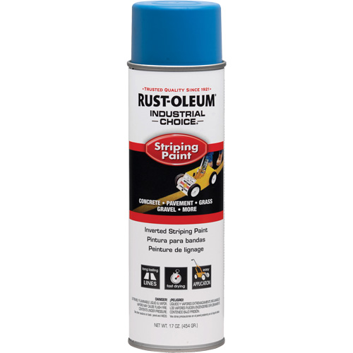 S1600 System Inverted Striping Paint, Blue, Aerosol Can Groupe Belzile Dickner