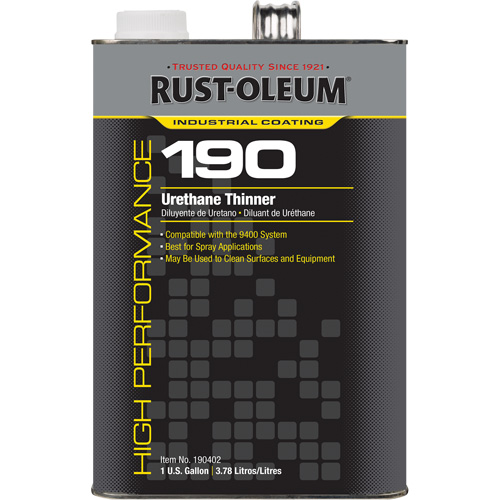 190 Urethane Thinner, Gallon, 1 gal. Groupe Belzile Dickner