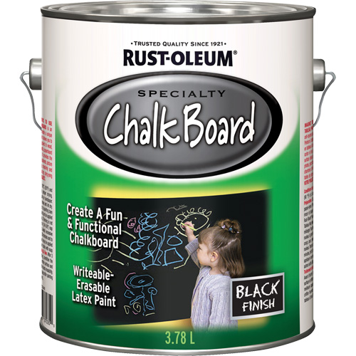 Peinture sp&eacute;cialis&eacute;e pour tableau noir, 3,78 L, Gallon, Noir Groupe Belzile Dickner