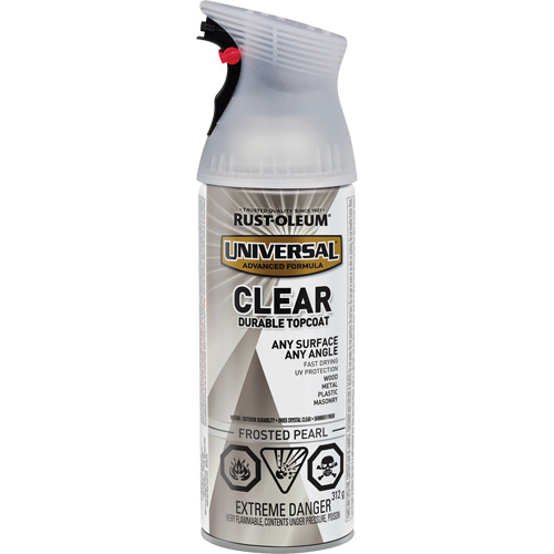 Couche de finition durable Universal, 312 g, Canette a&eacute;rosol, Perle givr&eacute;e Groupe Belzile Dickner