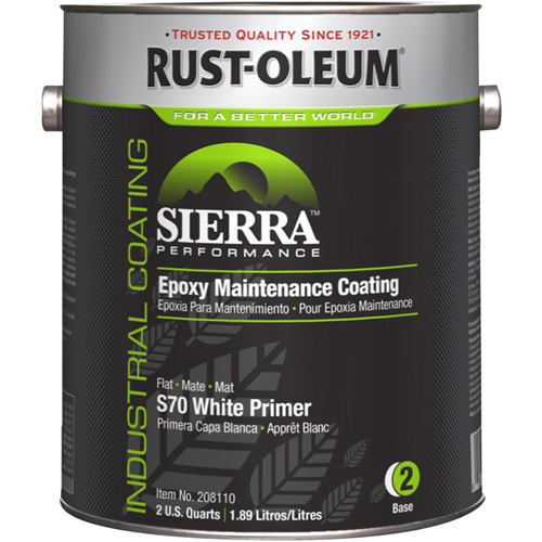 Composant de base pour appr&ecirc;t acrylique &eacute;poxydique &agrave; base d'eau Sierra Performance S70/S71, Gallon, Blanc Groupe Belzile Dickner