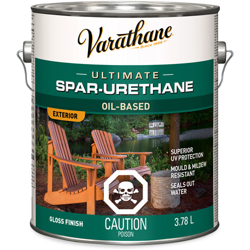 Varathane&reg; Diamond Outdoor Wood Finish, 3.78 L, Clear, Gloss Groupe Belzile Dickner