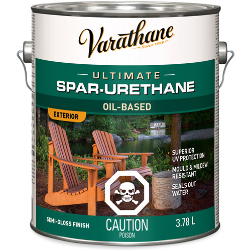 Fini diamant pour bois Varathane ext&eacute;rieur, 3,78 L, Transparent, Semi-brillant Groupe Belzile Dickner