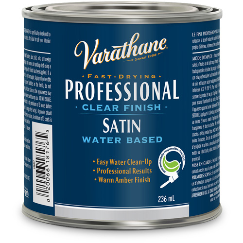 Varathane&reg; Professional Finish, 236 ml, Clear, Satin Groupe Belzile Dickner