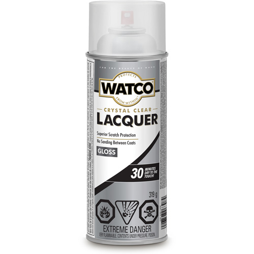 Watco&reg; Lacquer Wood Finish, 319 g, Clear, Gloss Groupe Belzile Dickner