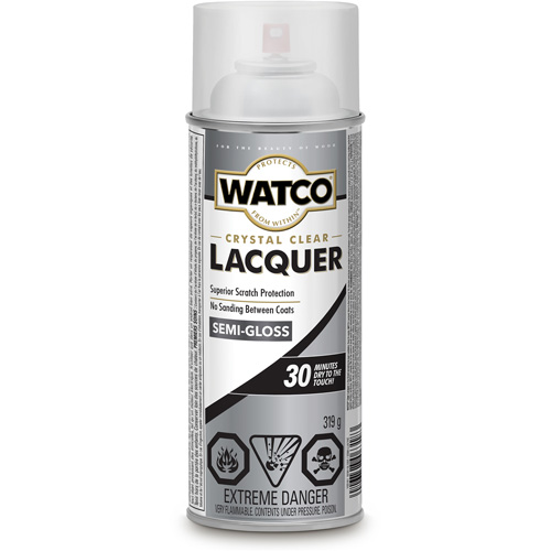 Watco&reg; Lacquer Wood Finish, 319 g, Clear, Semi-Gloss Groupe Belzile Dickner