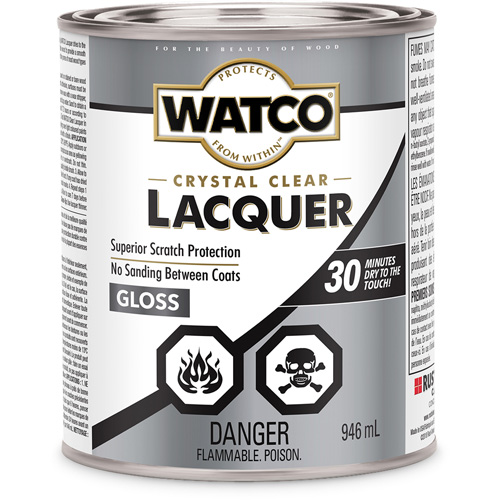 Watco&reg; Lacquer Wood Finish, 946 ml, Clear, Gloss Groupe Belzile Dickner