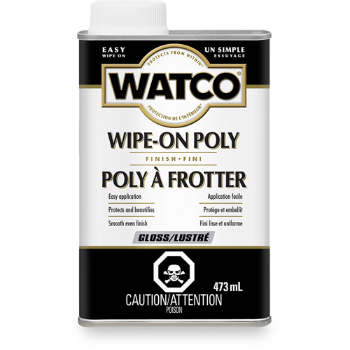 Watco&reg; Wipe-on Poly Stain, 473 ml, Clear, Gloss Groupe Belzile Dickner