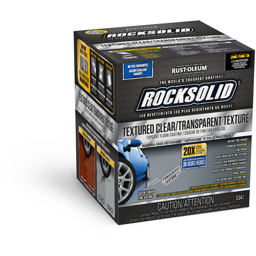 Couche de finition RockSolid, Satin/Textur&eacute;, Transparent Groupe Belzile Dickner