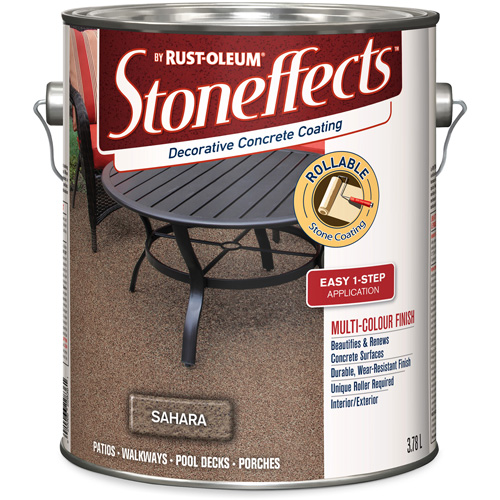 Stoneffects Decorative Concrete Coating, 3.78 L, Textured, Beige Groupe Belzile Dickner