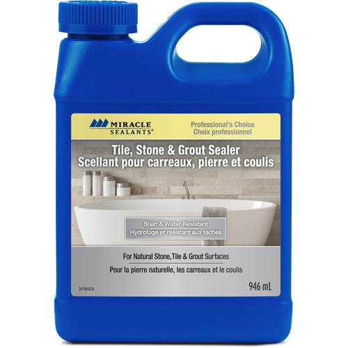 Scellant pour carreaux, pierres et coulis Miracle Sealants, Cruche Groupe Belzile Dickner