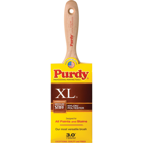 Pinceau XL Pip, Poly/nylon, Manche Bois, Largeur de 3" Groupe Belzile Dickner
