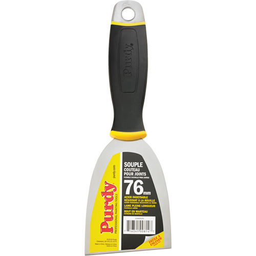 Couteau &agrave; joints de premi&egrave;re qualit&eacute;, Lame Acier inoxydable, Largeur 3", Manche Plastique Groupe Belzile Dickner