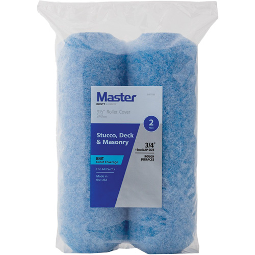 Master Textured Walls Roller Cover, 19 mm (3/4") Nap, 240 mm (9-1/2") L Groupe Belzile Dickner
