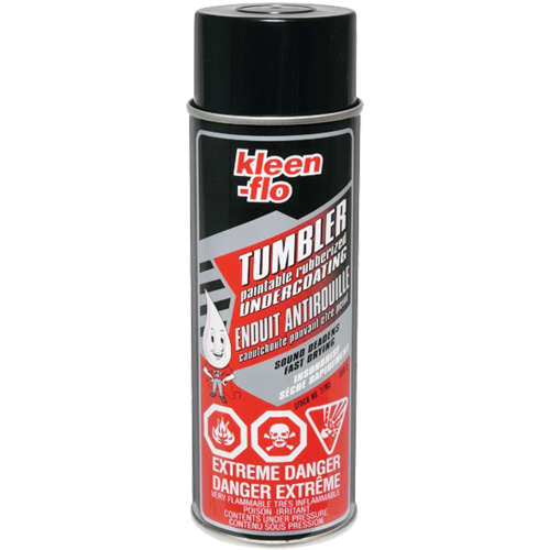 Tumbler Paintable Rubberized Undercoating, 550 g, Aerosol Can Groupe Belzile Dickner