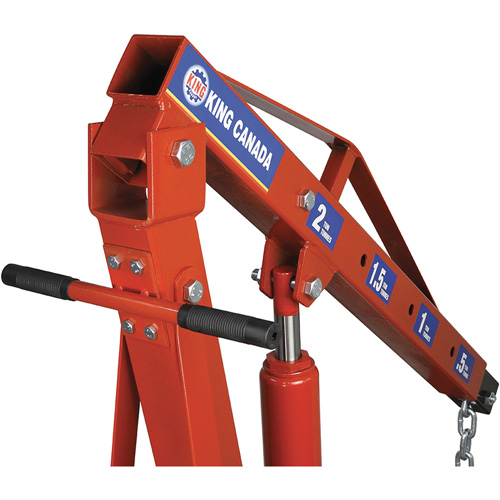 2-Ton Folding Shop Crane, 4000 lbs. (2 tons) Capacity Groupe Belzile Dickner