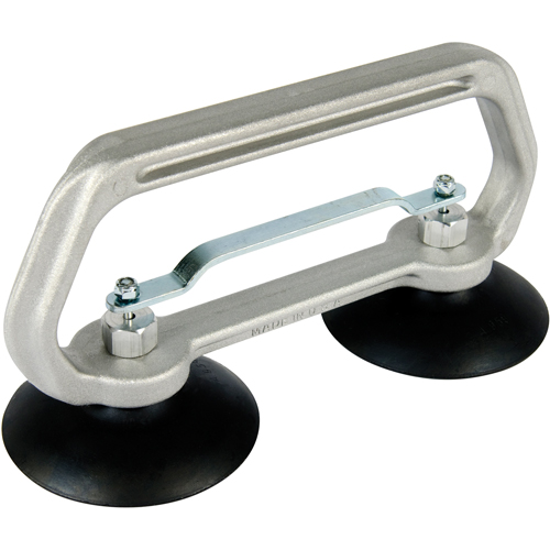 Appareils &agrave; ventouses - Ventouse double industrielle, 50 lb Capacit&eacute;, 4", Barre &agrave; tirer, 10" Longueur de la manche Groupe Belzile Dickner